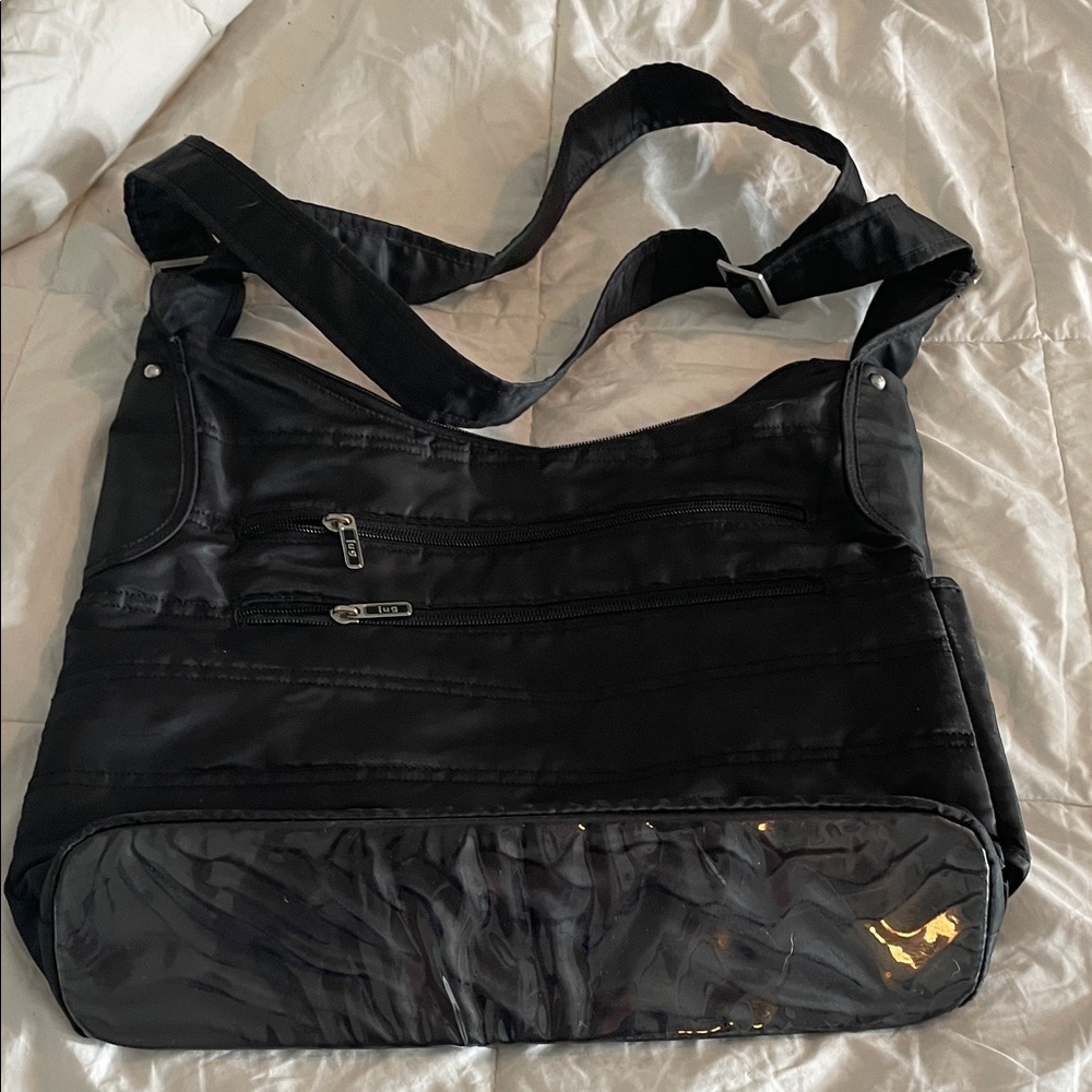 Lug Black Messenger Bag